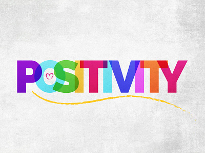 P says Positivity colors colours creative cutegraphicstyle dailychallenge design happy illustration illustrator positivity typo typography typography art vector