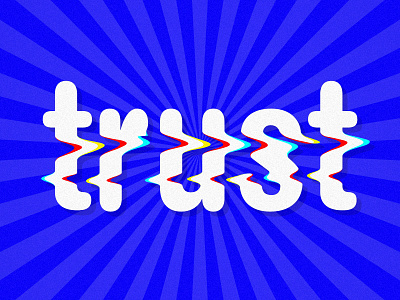 T says Trust colors colours creative dailychallenge design flat happy illustration illustrator rays trust typo typography typography art vector