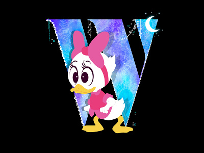 W for Webby Vanderquack! cutegraphicstyle dailychallenge design disney ducktales illustration illustrator vector webby webby vanderquack