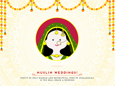 Indian Wedding - Muslim Bride