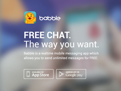 Babble Website android app download iphone website