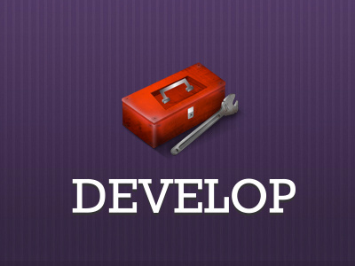 Develop Icon develop icon maintenance service