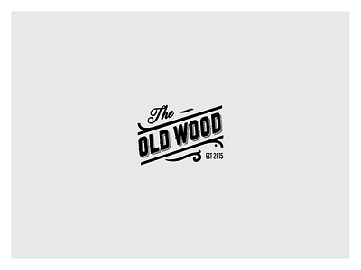 The Old Wood furniture logo old the vintage wood