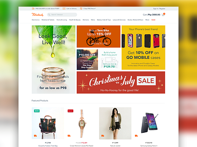 Takatack Homepage Study banners ecommerce online online shop shop takatack