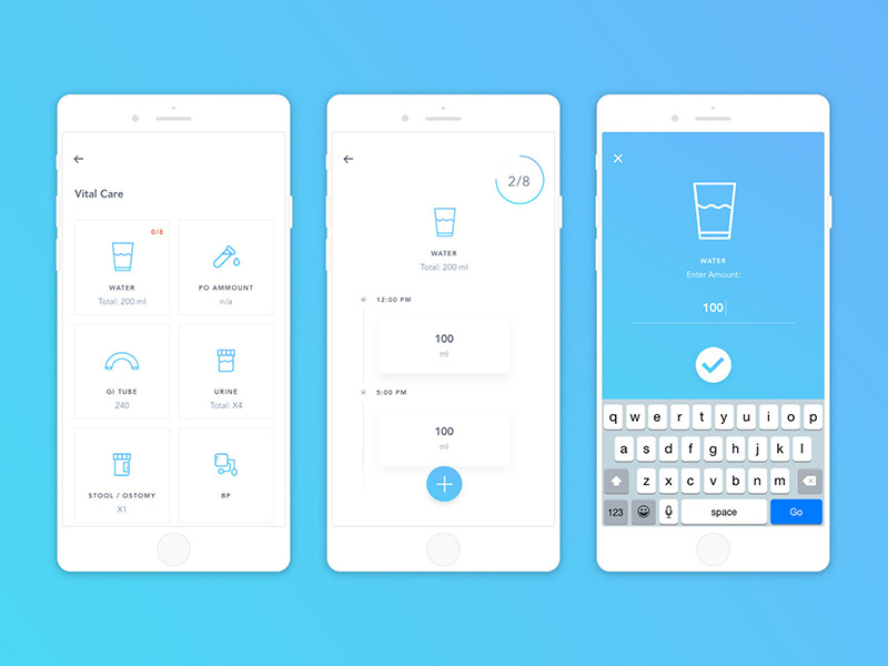 Vital Care statistics patient app nursing care vital