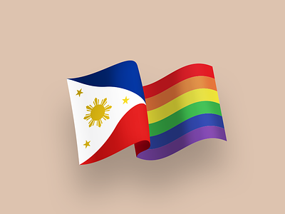 Philippines / Pride flag equality gay illustration independence philippines pride