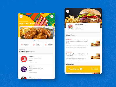 Food Delivery for SEA Games 2019 app delivery food philippines ui
