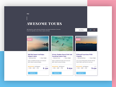 Tourisoon - Travel & Booking Theme design sketchapp ui uxui webdesign