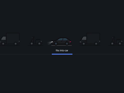 Part of delivery app animation app car delivery delivery app design motion ui ux vehicle