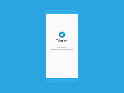Telegram concept chat design messenger motion telegram ui ux