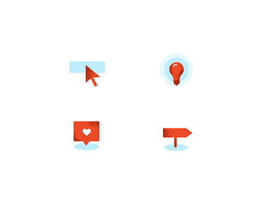 Blog Icons blog blue icons idea like mouseover navigation red solution story