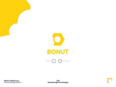 Bonut | Donut Cafe 2d animation brand design branding agency business identity creative design agency donut food branding logo animal logo design minimal startup