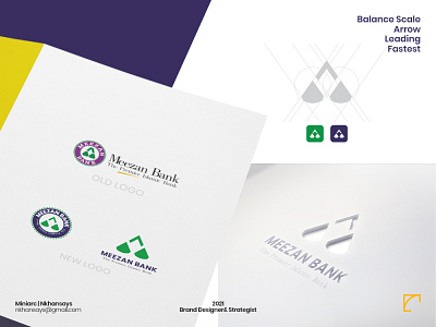 Meezan Bank | Rebranding Idea balance bank logo branding and identity creative logo design app logo design logodaily logotype minimal logo rebranding vector