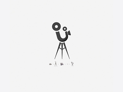 Production House -Unused logo for sale animation camera creative film idea minimal movie production video