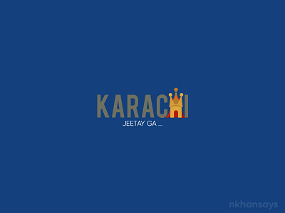 Karachi King creative cricket crown hero karachi king minimal minimalist pakistan