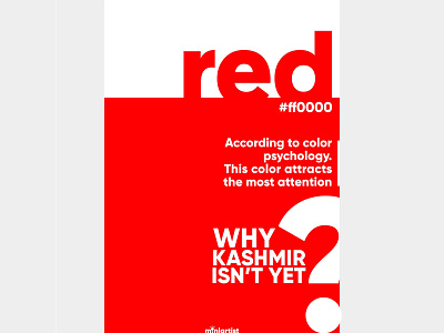 Kashmir campaign design concept art creative poster google ad banner kashmir minimal poster poster design red