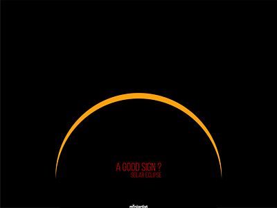 Solar Eclipse creative creative design creative poster idea minimal minimal poster solar eclipse