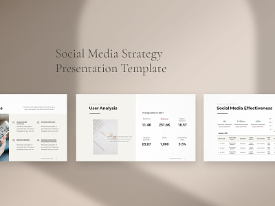 Social Media Marketing Presentation Template graphic design marketingplan powerpointdesign presentation presentationdesign presentationtemplate socialmediastrategy socialmediatemplate