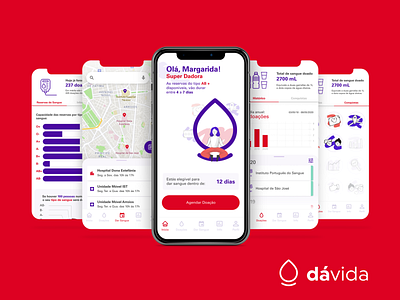 DáVida app balsamiq branding donation figma healthcare interface miro mobile mockup mvp product design prototype ui ux ux design uxui