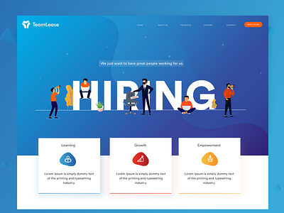 Concept Landing Page - Teamlease