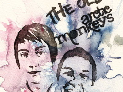 The Old Arctic Monkeys Poster arcticmonkeys poster watercolor