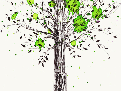 Tree by Sah Matsui on Dribbble