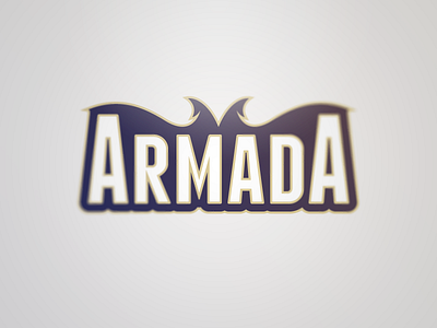 Armada Word Mark bold clean logo modern sans serif sport logo sports word mark