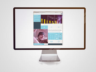 Chris Pollard Design Website 2013 clean flat flat design home page icons layout modern new web design website