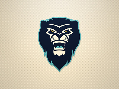 Night Lion Logo bold branding clean concept lion logo sport