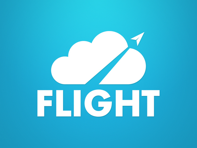 Flight Logo flat design branding design logo concept modern clean bold fly flight