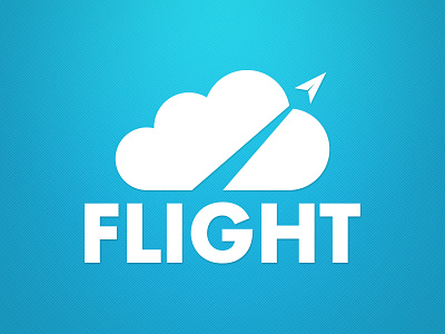 Flight Logo bold branding clean concept design flat design flight fly logo modern