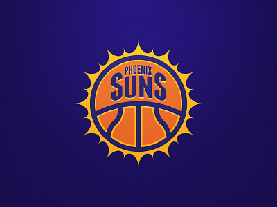 Phoenix Suns Rebrand Concept. Weekly Logo Project 12/52 bold branding clean concept design flat design logo modern phoenix suns sport logo sports sports logo suns