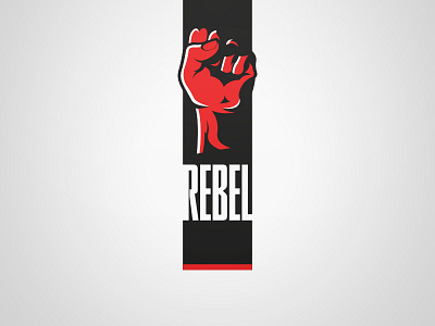 Rebel Logo - White. Weekly Logo Project 13/52