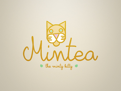 Mintea. Weekly Logo Project 16/52 branding cat character childrens book concept design flat flat design idenity kitty kitty illustration logo vector word mark