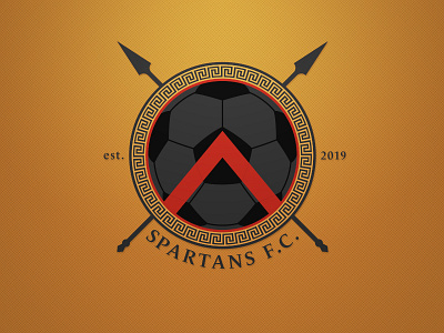 Spartans FC Logo - Dark. Weekly Logo Project 18/52