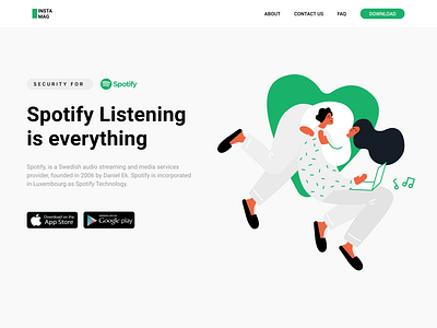 Security for Spotify design homepage icon security sketch spotify spotillustration typography ui