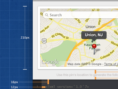 Up to Something code documentation map pin spec ui