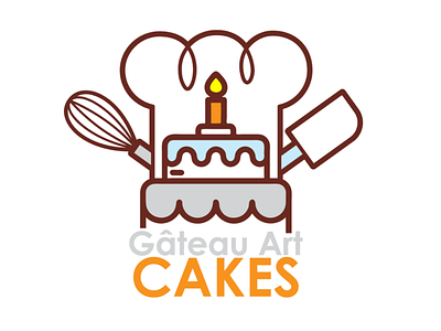 Gateau Art Cakes Logo By Sameh Edward On Dribbble