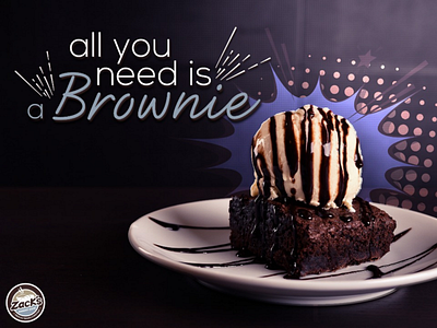 The Brownies 😋 branding brownies identity social media zacks