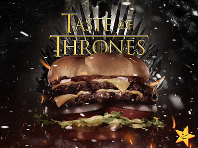 Taste of Thrones Concept game of thrones hardees identity media social