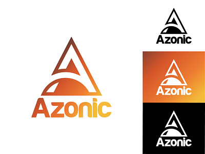 AZONIC Logo brand branding design fiverr hr human resources icon identity logo logo branding media social