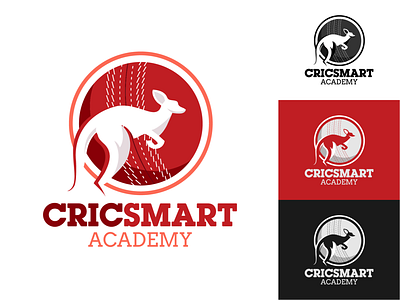 CricSmart Logo australia brand branding cricket design fiverr graphics icon identity logo logo branding social media