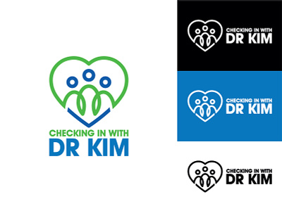 Dr Kim Logo brand branding design doctor fiverr identity logo logo branding media social social media