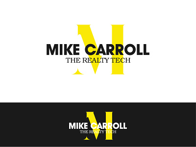 Mike Carroll Logo brand branding design expert fiverr graphics identity logo branding media real estate social social media technology typography