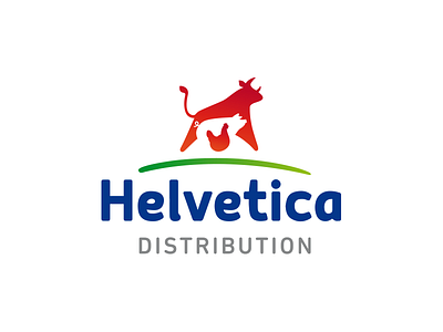 Food distribution brand food helvetica