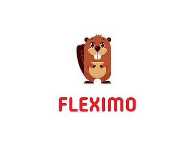 Fleximo logo beaver fleximo furniture red