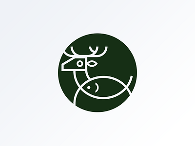 AVP Crisana circle fishing hunting icon identity logo logo design logolounge round shape symbol