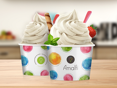 Amalfi ice cream packaging