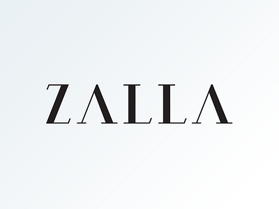 Zalla Strategic Relations branding business clean company corporate financial logo modern networking