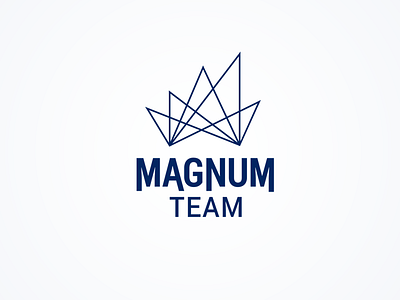 Magnum Team dance line logo school team triangle
